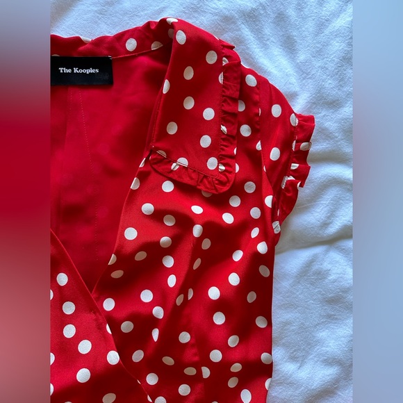 Red Polka Dot Dress, worn on Riverdale by Cheryl Blossom (The Kooples) XS - Picture 3 of 7